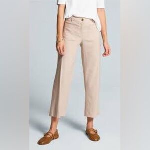 J. Jill Tan Wide-Leg Pants Size 8